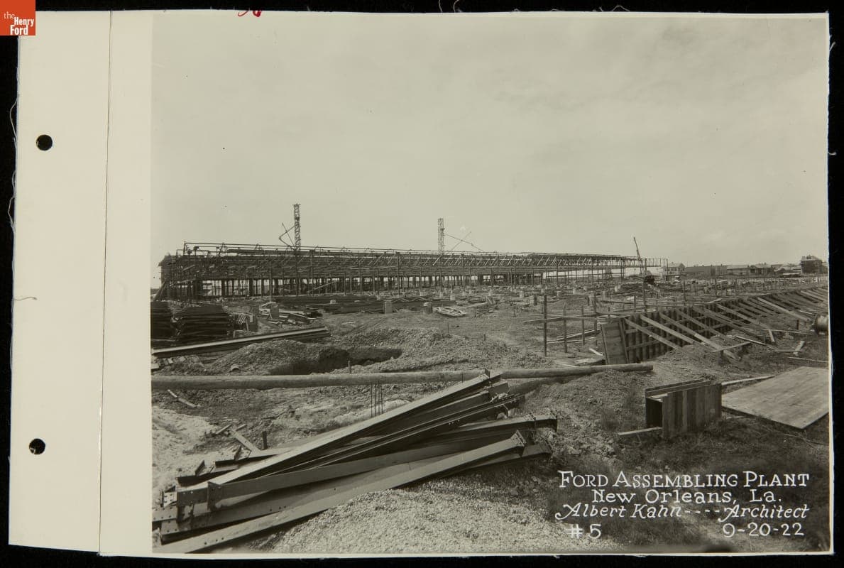 Ford Motor Company--Plant Construction--New Orleans, Louisiana--1922-1923--Item40