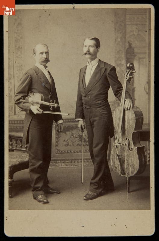 Two Members of the DeMoss Family Lyric Bards, circa 1890