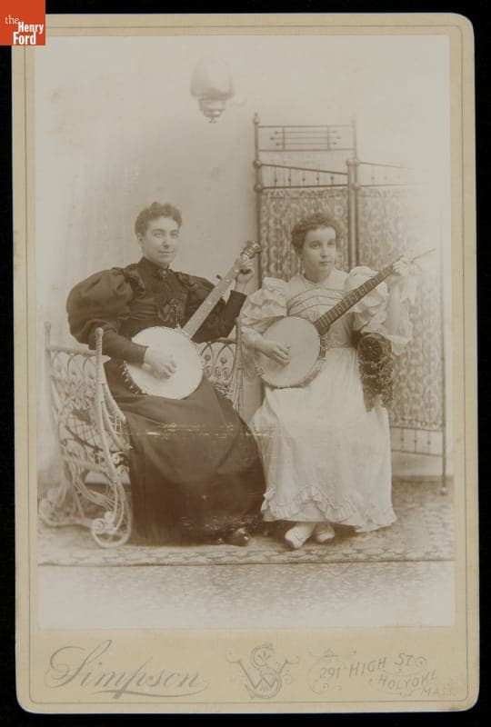Banjo Duet, circa 1895