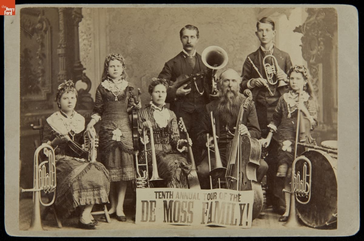 Tenth Annual Tour of the DeMoss Family, circa 1882