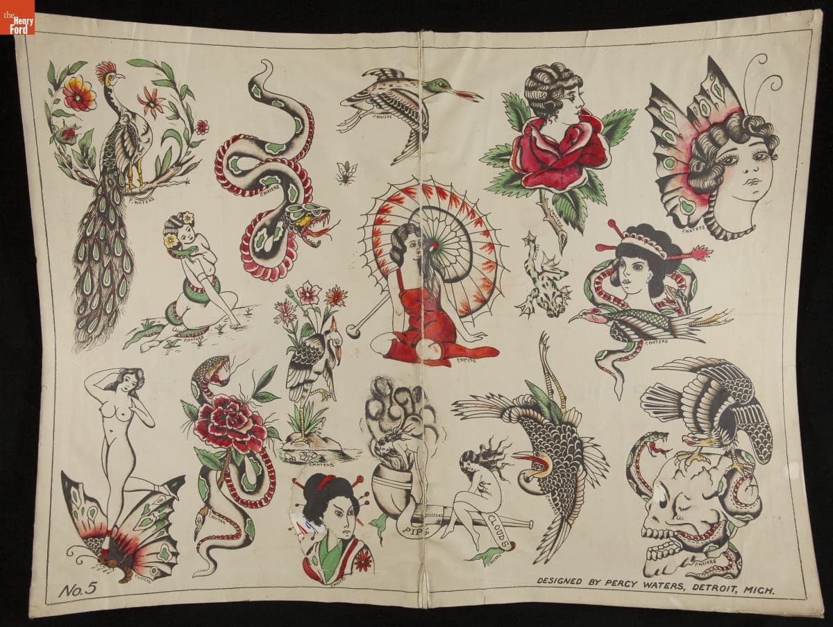 Tattoo Flash, circa 1920