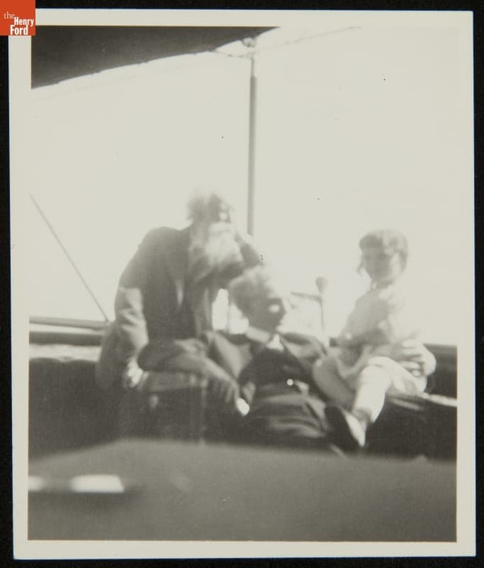 John Burroughs and Henry Ford on the Yacht "Sialia," circa 1917