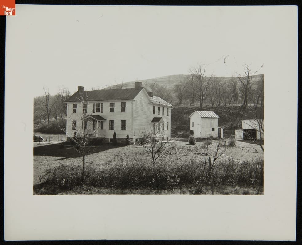Ackley Farmhouse near Ackley Covered Bridge, West Finley, Pennsylvania, 1937