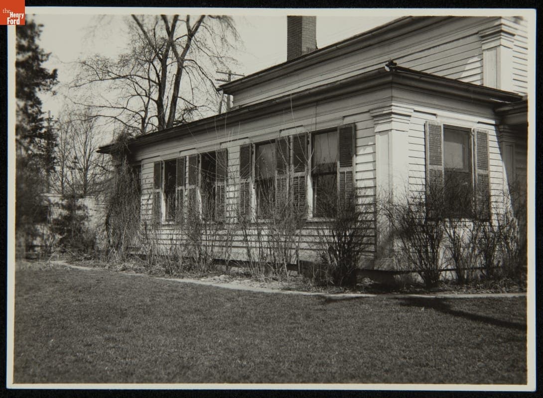 Robert Frost Home at Its Original Site, Ann Arbor, Michigan, circa 1923