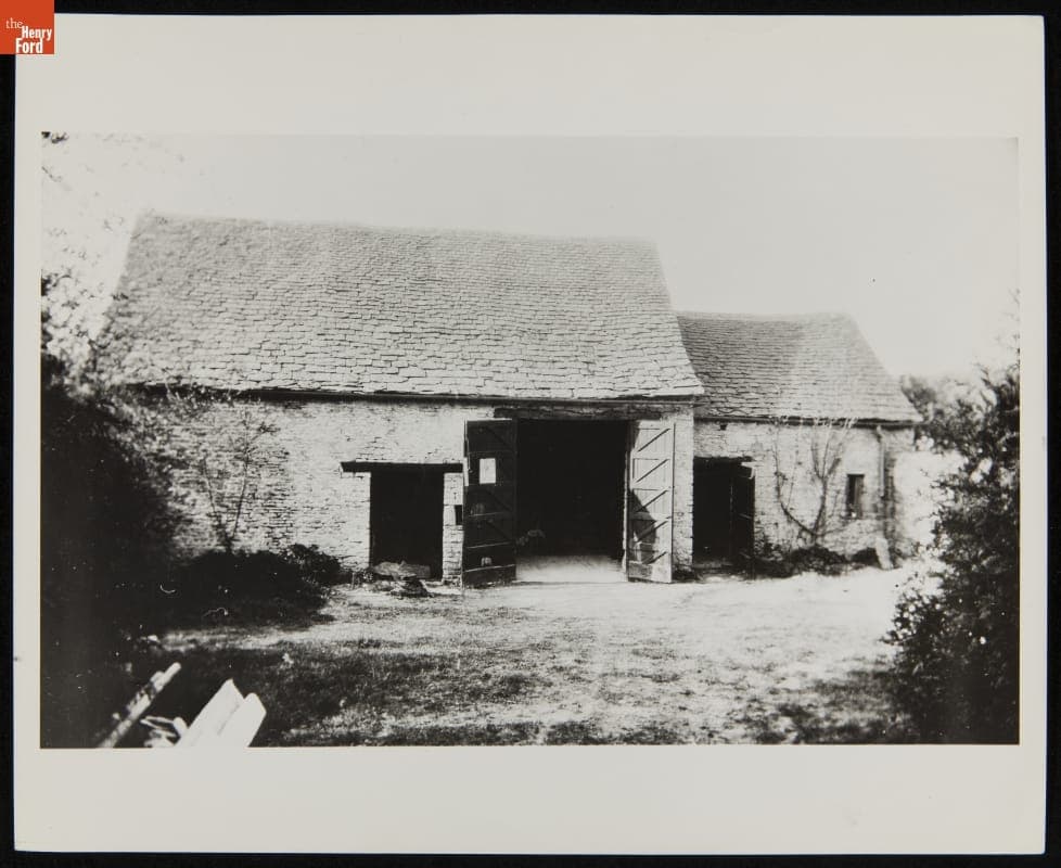 Cotswold Stable at its Original Site, Chedworth, Gloucestershire, England, 1929-1930