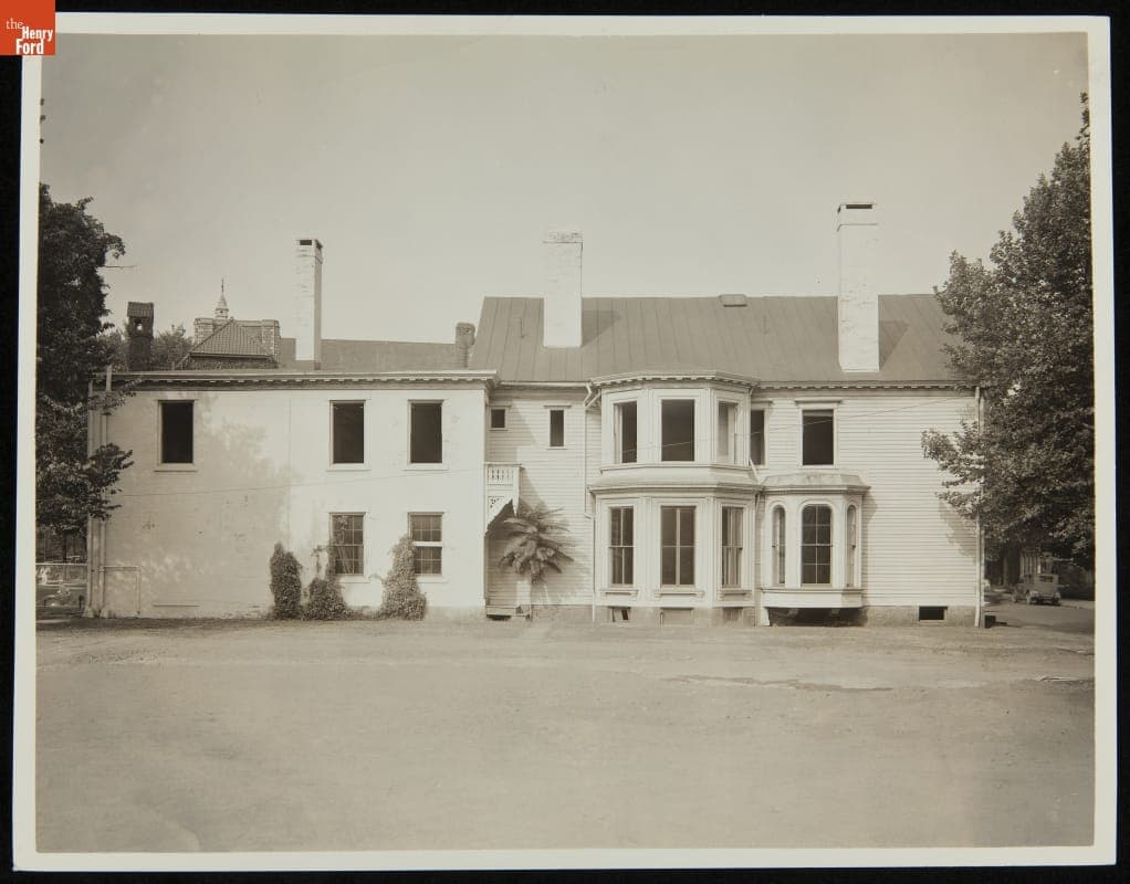 Documentary Photograph of Noah Webster Home before Dismantling and Relocation to Greenfield Village, 1936
