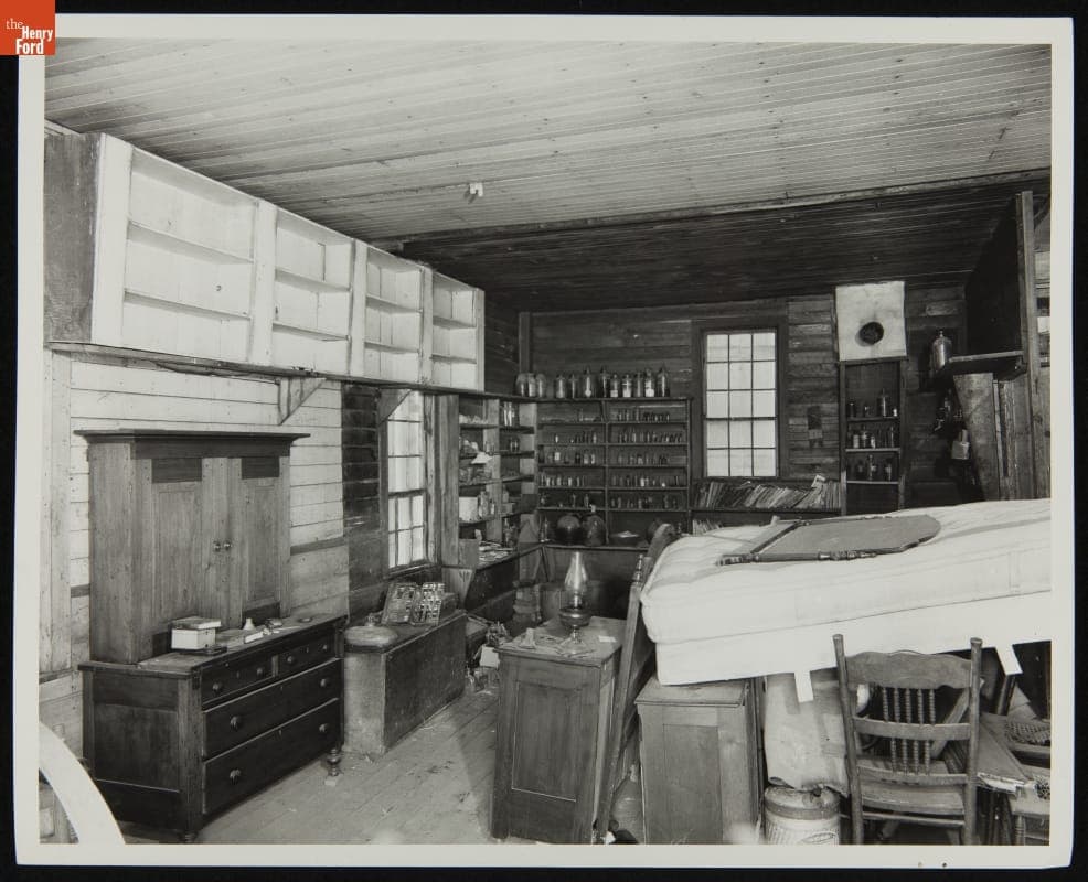 Interior of Dr. Howard's Office at its Original Site, Tekonsha, Michigan, March 1956