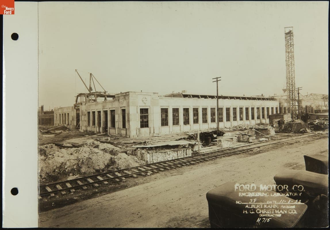 Ford Motor Company--Plant Construction--Dearborn Engineering Lab--1923-1924--Item32