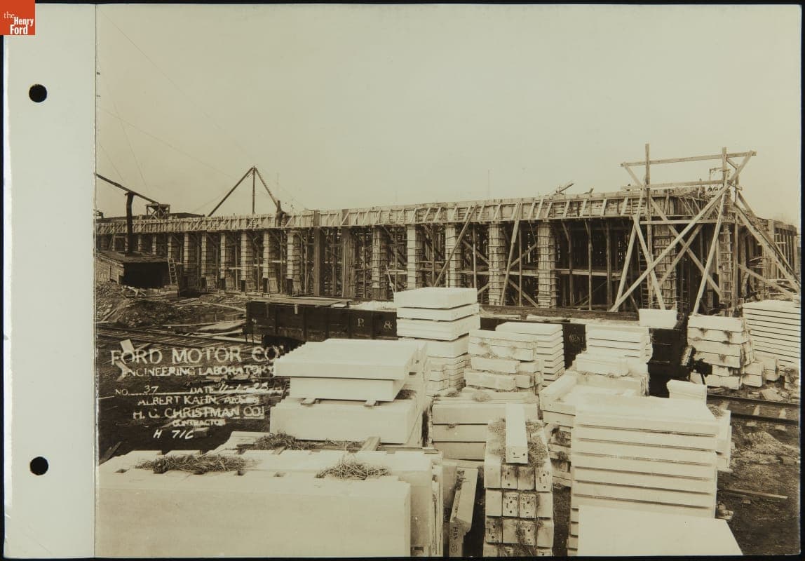 Ford Motor Company--Plant Construction--Dearborn Engineering Lab--1923-1924--Item33