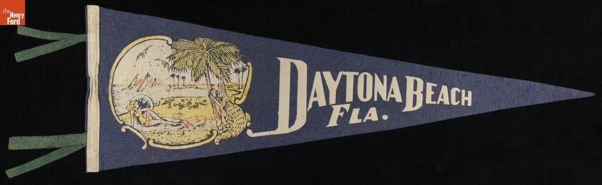 Pennant, "Daytona Beach, Fla.," 1940-1965