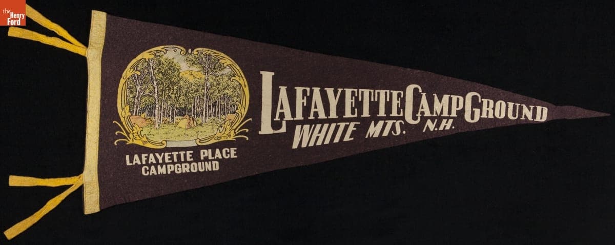 Pennant, "Lafayette Camp Ground, White Mts., N. H.," 1940-1965