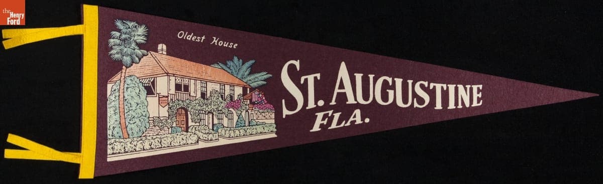 Pennant, "St. Augustine, Fla.," 1940-1965