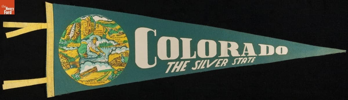 Pennant, "Colorado, The Silver State," 1940-1965