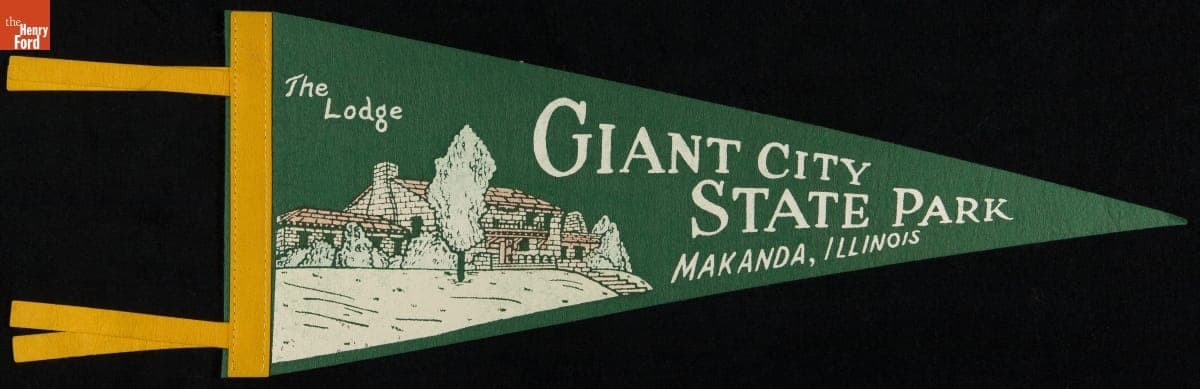 Pennant, "Giant City State Park, Makanda, Illinois," 1940-1965