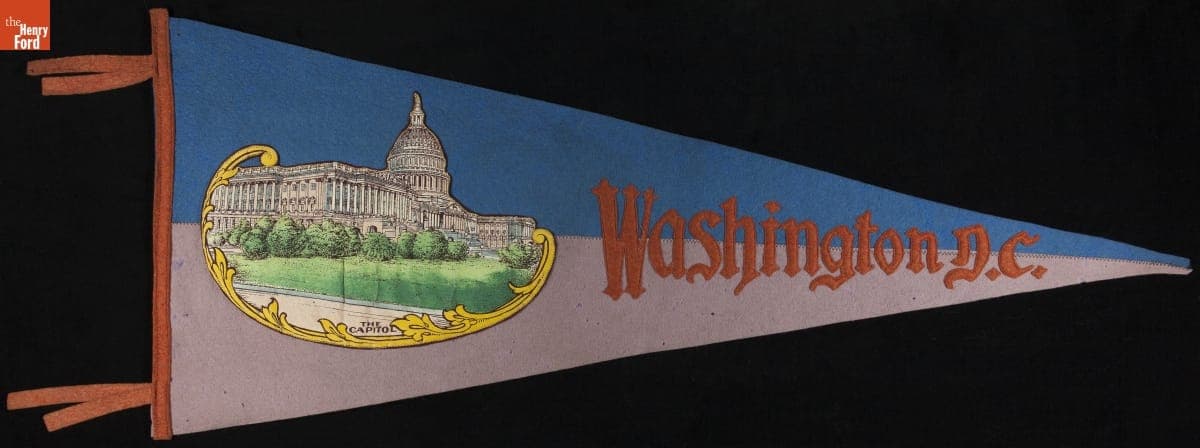 Pennant, "Washington D.C.," 1940-1965