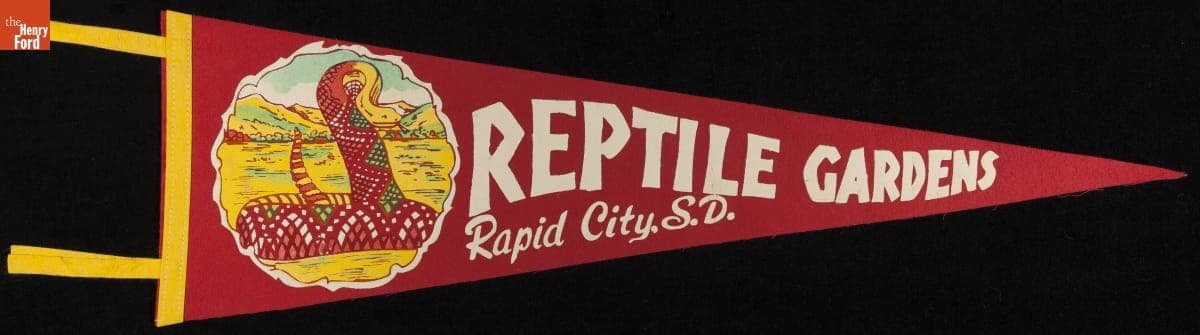 Pennant, "Reptile Gardens, Rapid City, S.D.," 1940-1965