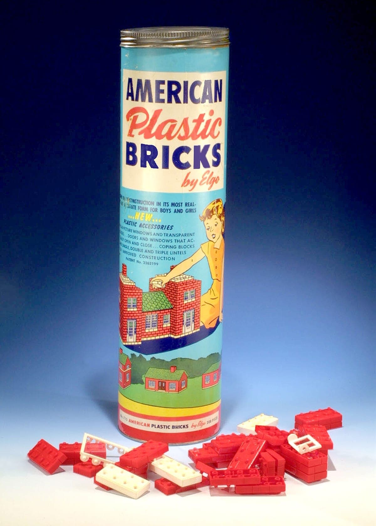 American Plastic Bricks Construction Set, circa 1955
