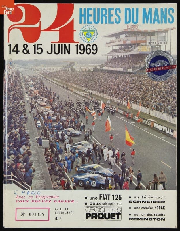 Program, 24 Hours of Le Mans, 1969