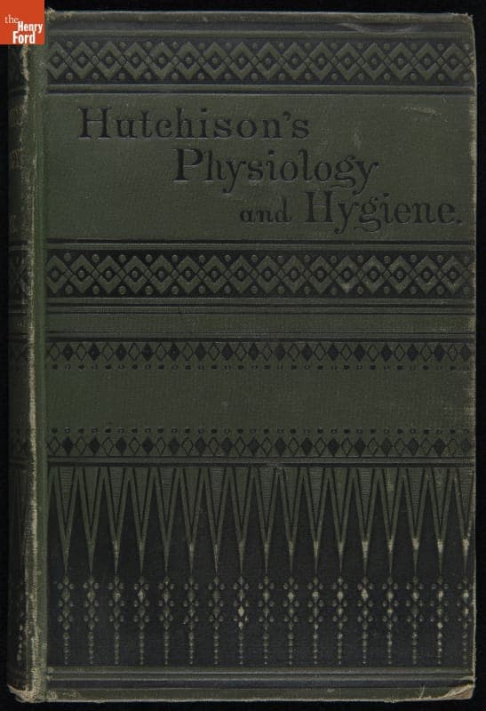 Book Used by Wilbur Wright, "A Treatise on Physiology and Hygiene," 1881