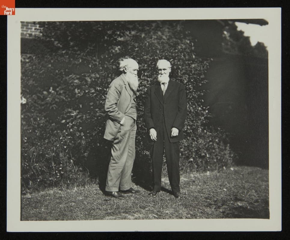 John Burroughs and Eden Burroughs, 1913