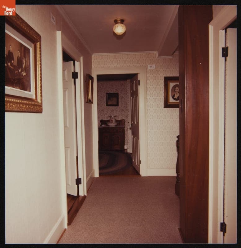 Second Floor Hallway in Firestone Farm at its Original Site, Columbiana County, Ohio, February 7, 1983
