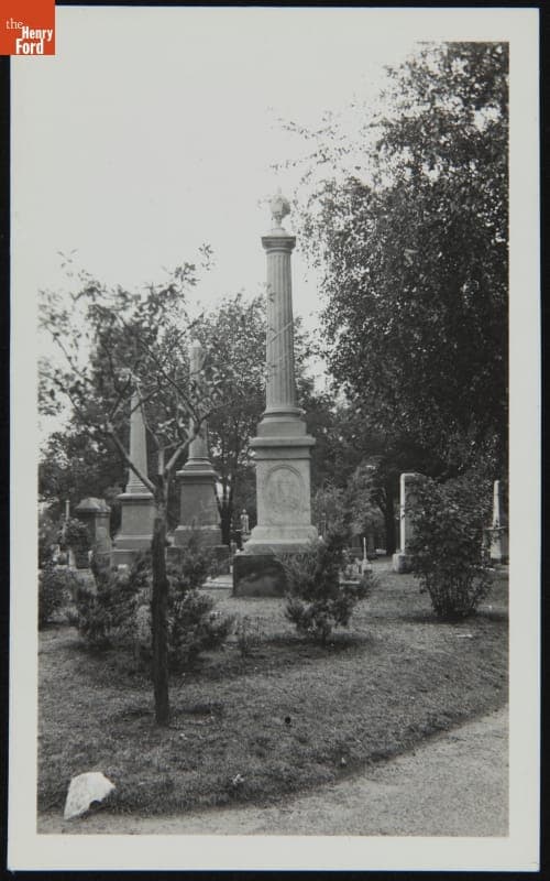 Monuments in a Cemetery