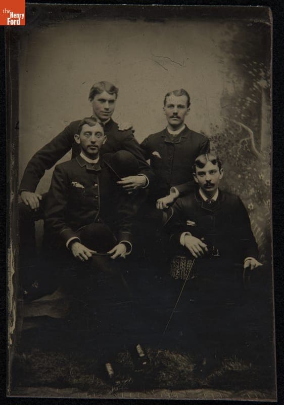 Group of Young Men, circa 1885