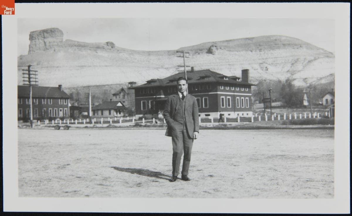 Edsel Ford in Colorado on His 1915 Cross-Country Road Trip