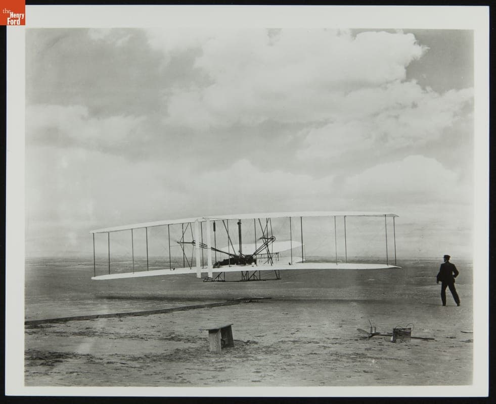 Wright Brothers First Airplane Flight, December 17, 1903