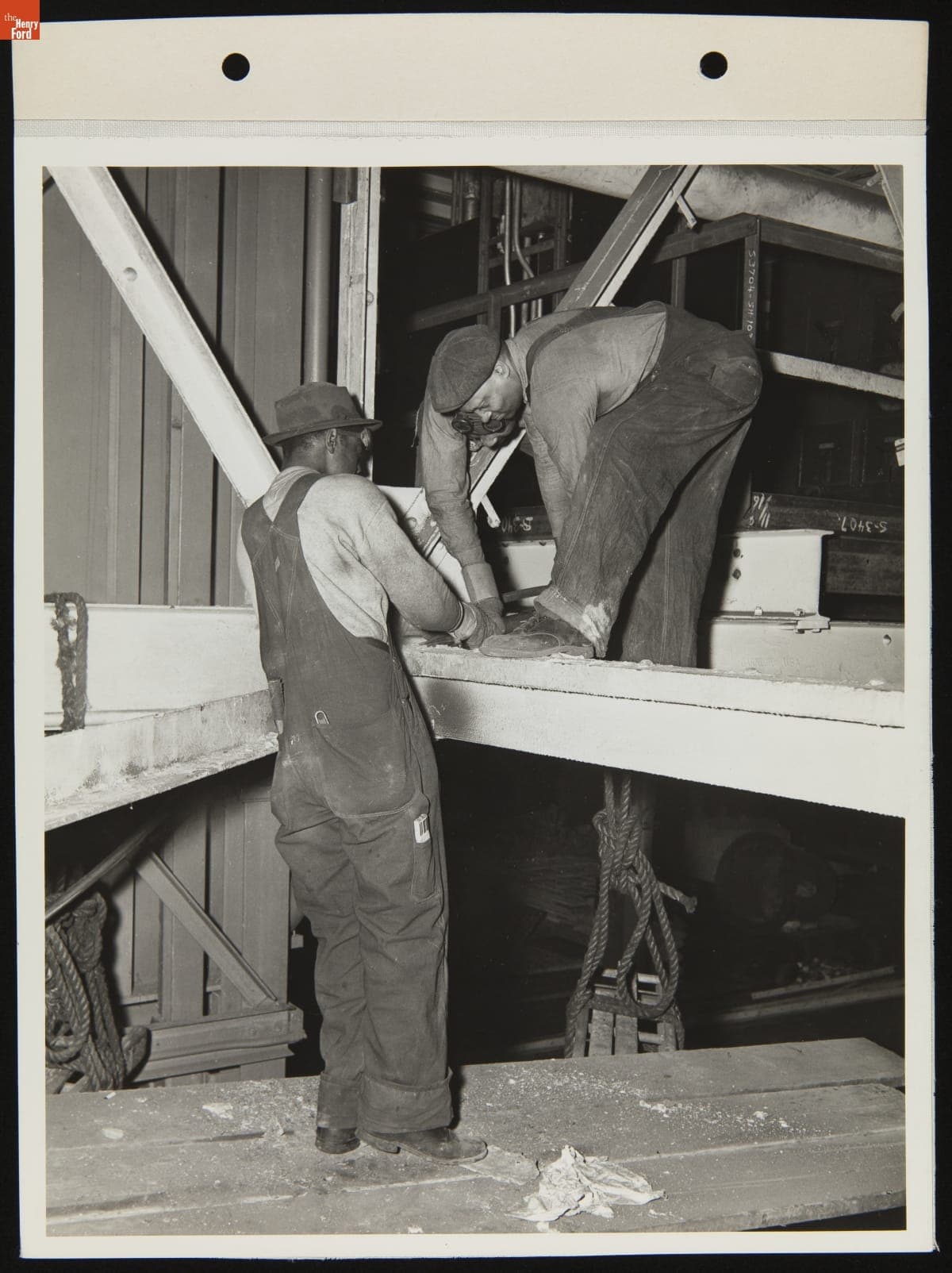 Construction Workers at the Ford Motor Company Rouge Plant, August 3, 1942