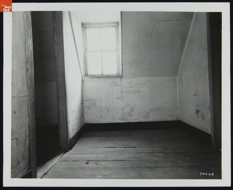 Center Passageway on the Second Floor of the Susquehanna House at its Original Site, St. Mary's County, Maryland, February 27, 1942