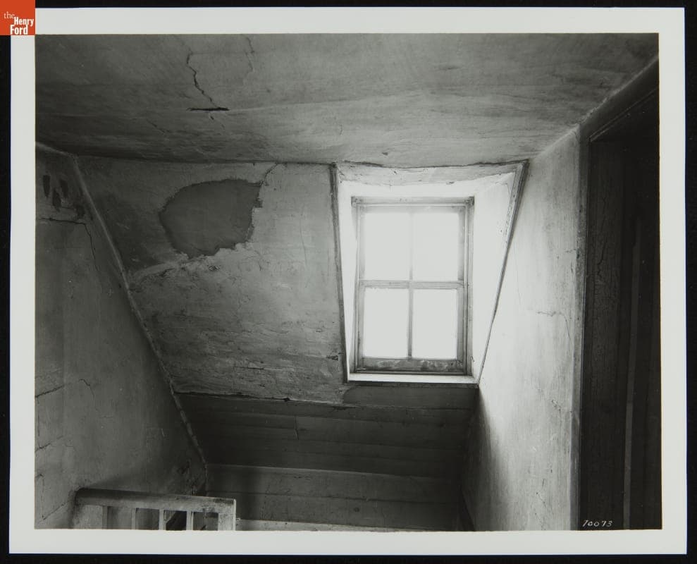 Center Passageway on the Second Floor of the Susquehanna House at its Original Site, St. Mary's County, Maryland, February 27, 1942