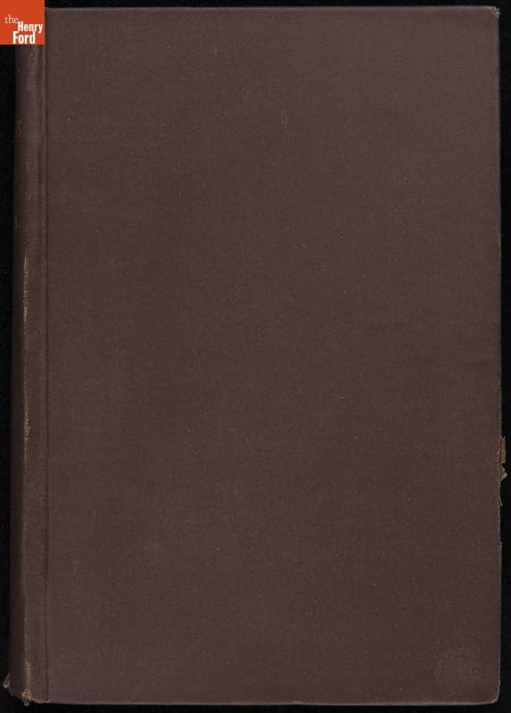 Book Used by the Wright Family, "Plutarch's LIves of Illustrious Men," Volume II, 1880