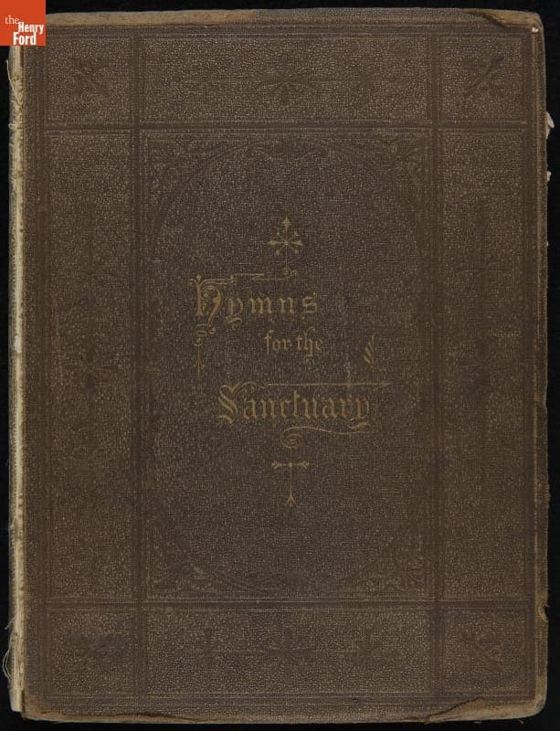 Book Used by Milton Wright, "Hymns for the Sanctuary," 1874