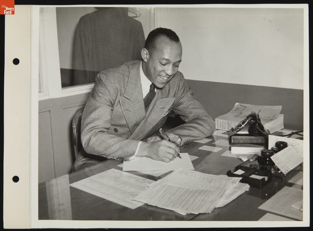 Jesse Owens, Ford Motor Company, November 23, 1942