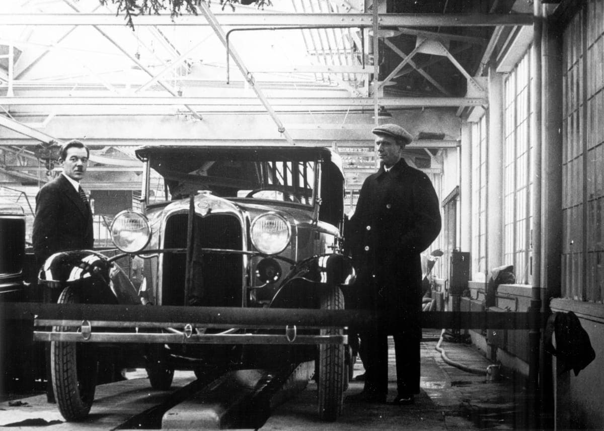 Assembly Line at Ford Motor Company Moscow Plant, 1930