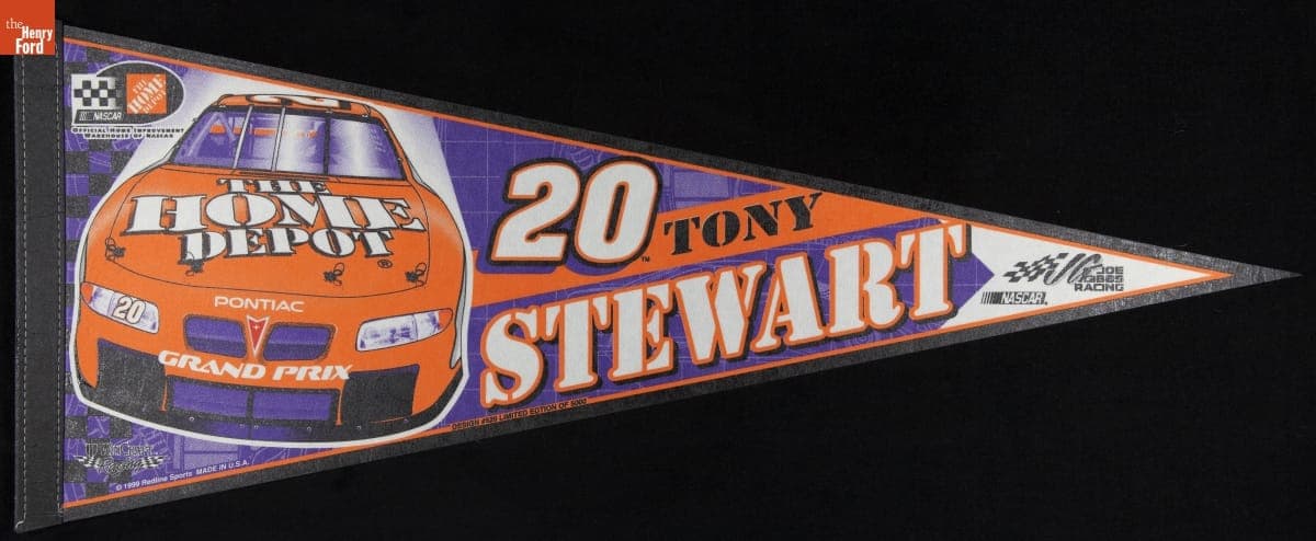 Pennant, "Tony Stewart, #20," 1999