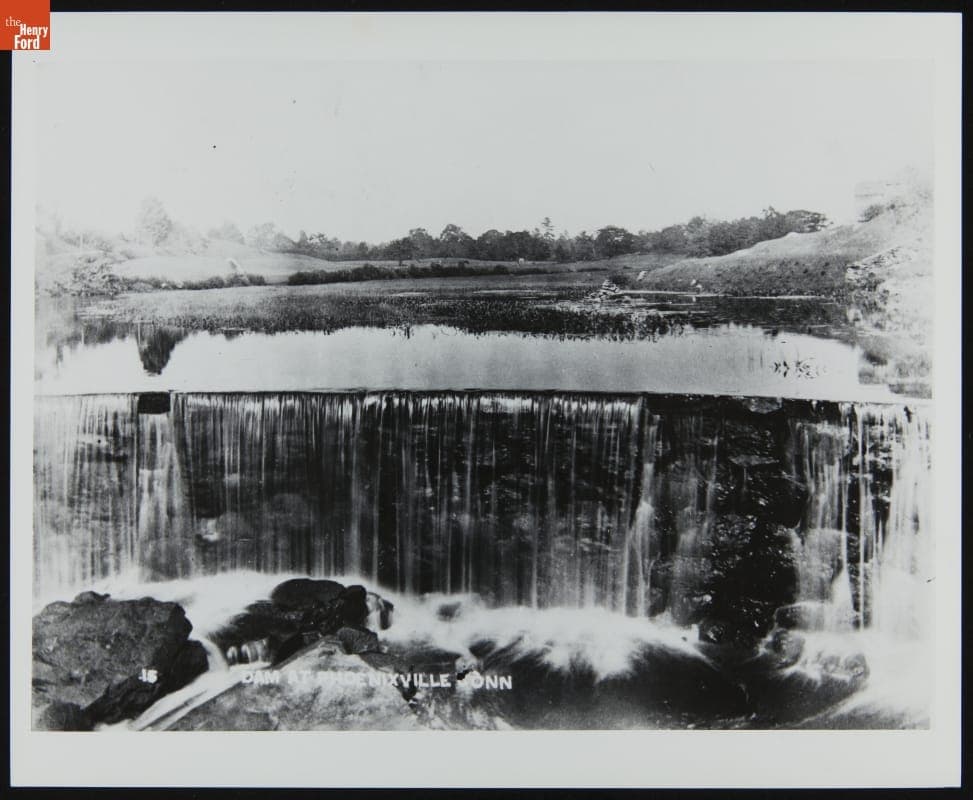 Dam at Phoenixville, Connecticut, circa 1908