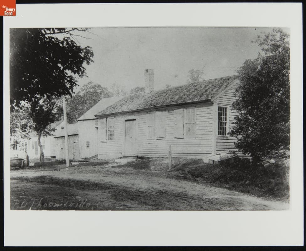 Phoenixville Post Office at Its Original Site, circa 1905