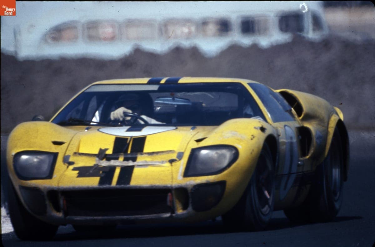 Ford GT40 Mark II Driven by Bruce McLaren and Lucien Bianchi at the Daytona Continental 24 Hours Race, February 1967