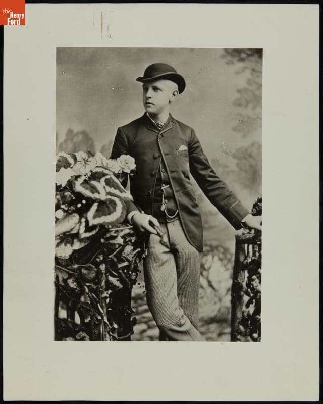 Portrait of Ernest J. Berggren, circa 1885