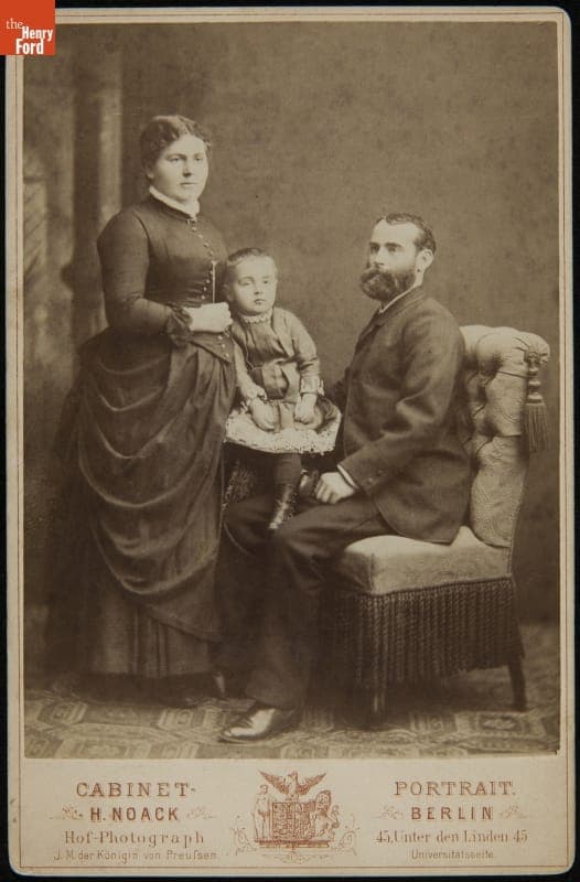 Family Portrait of James C. Hipple, circa 1883