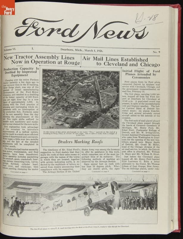 "Ford News," March 1, 1926