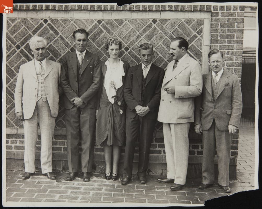 Chicago City Officials Extend an Invitation to Amelia Earhart and the "Friendship" Crew, July 9, 1928