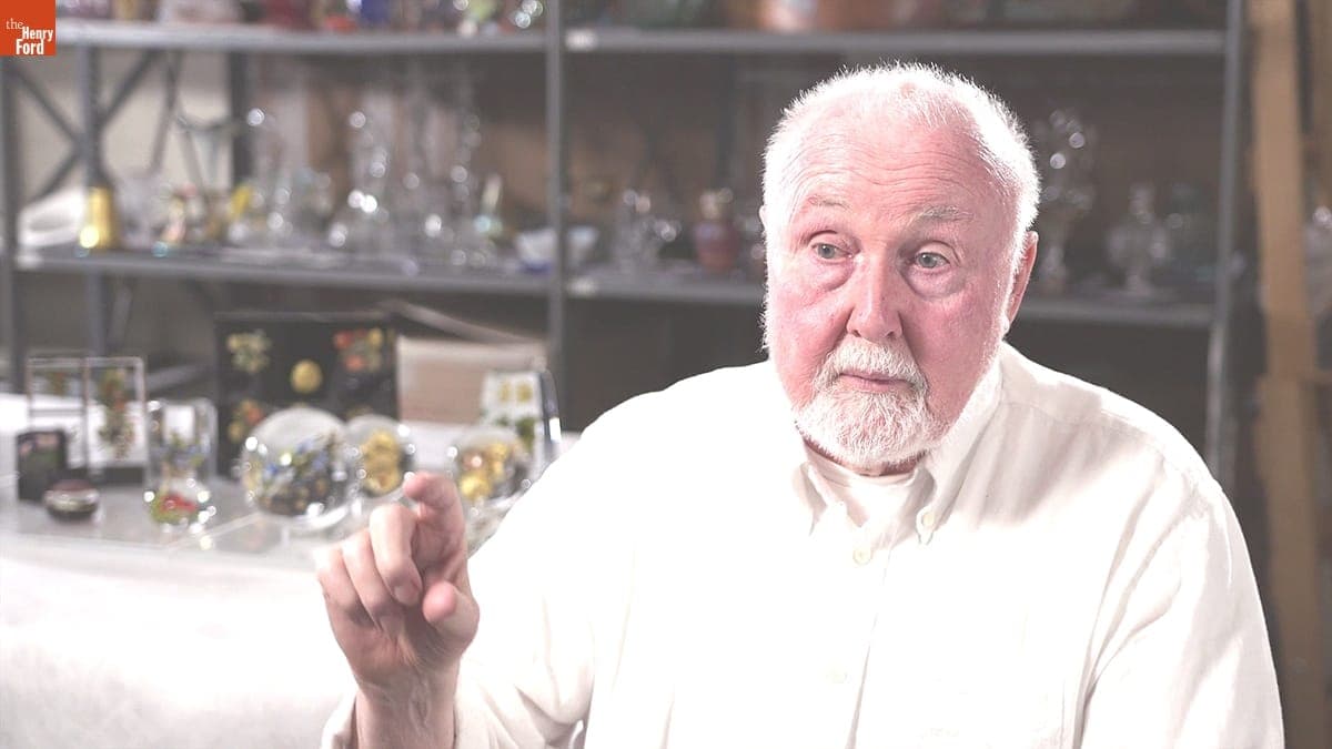 "Influences & Maturity," Clip from Oral History Interview with Paul Stankard, May 20, 2016