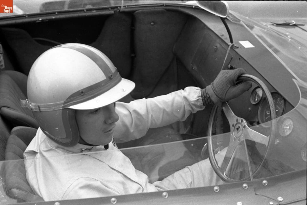 Pedro Rodriguez at the Canadian Grand Prix, Mosport Park, Ontario, September 1963