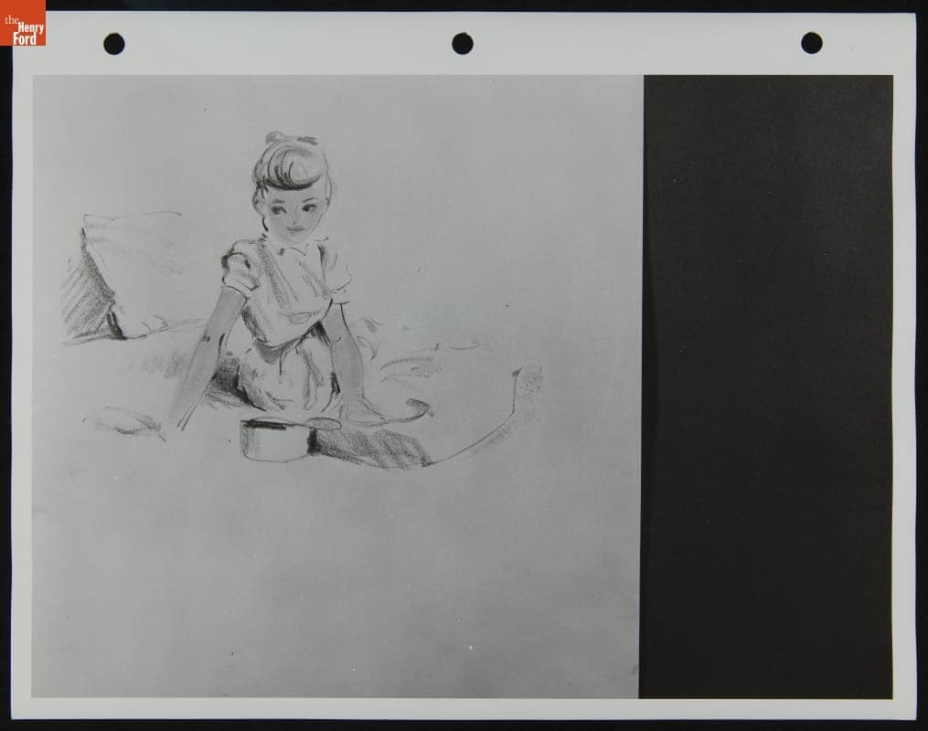 Sketch of a Young Woman, 1959