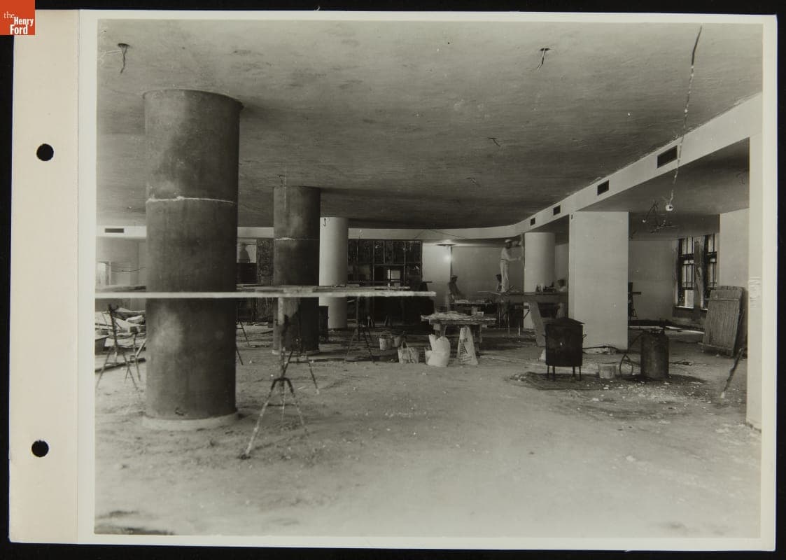 Interior Remodeling in Progress, Ford Motor Company's New York City Branch, July 1937