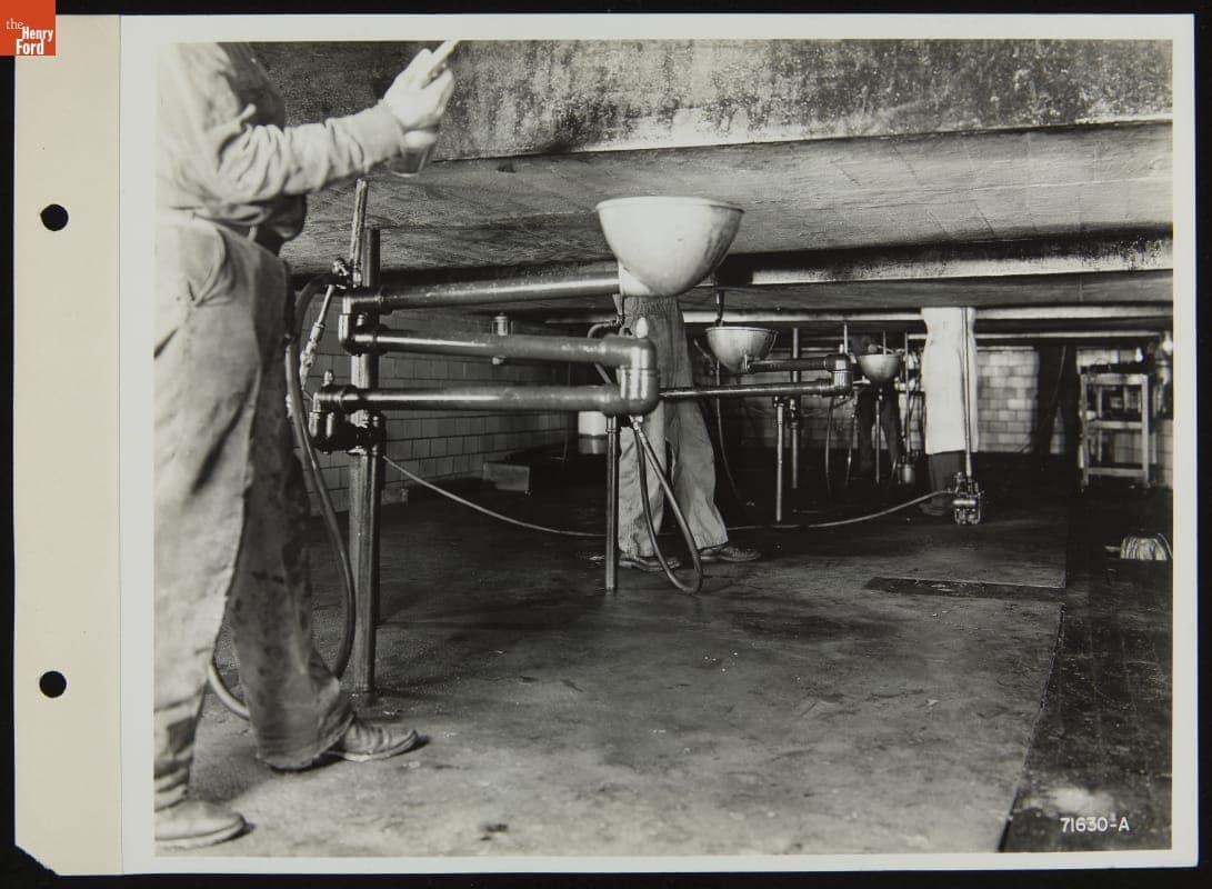 Service Operations in Garage at Stark Hickey Dealership, March 1939