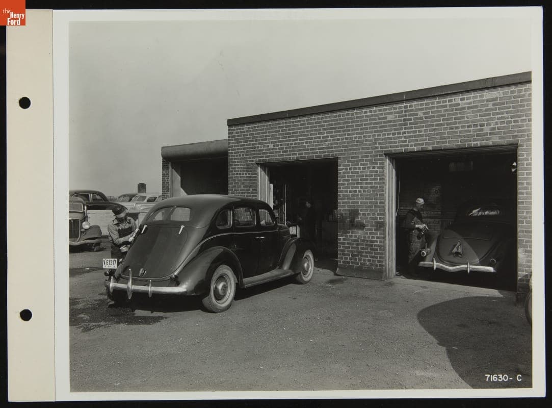 Service Operations in Garage at Stark Hickey Dealership, March 1939